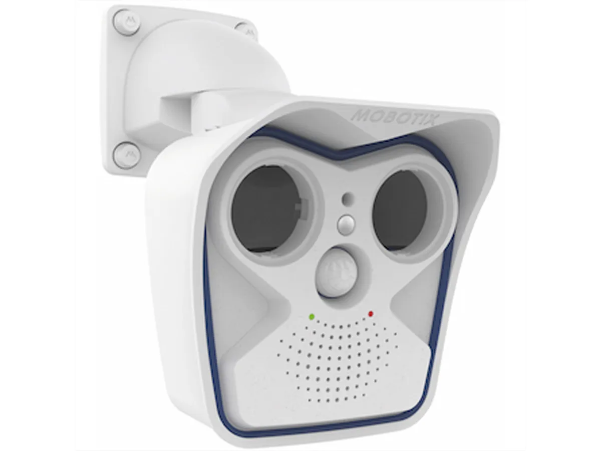 Mobotix M16B-Kamera (103°) mit zwei B036 Tag/Nacht Objektiven