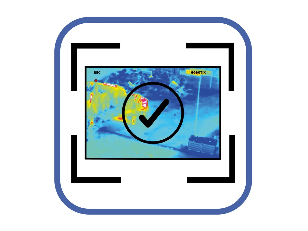 Mobotix APP-Lizenz Thermal Validation Erkennt unkritische Hitzequellen