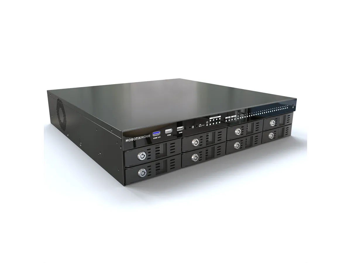 Mobotix MOVE NVR 64 Kanäle NetzwerkVideorekorder 24 PoE